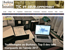 Tablet Screenshot of burkina-ntic.net